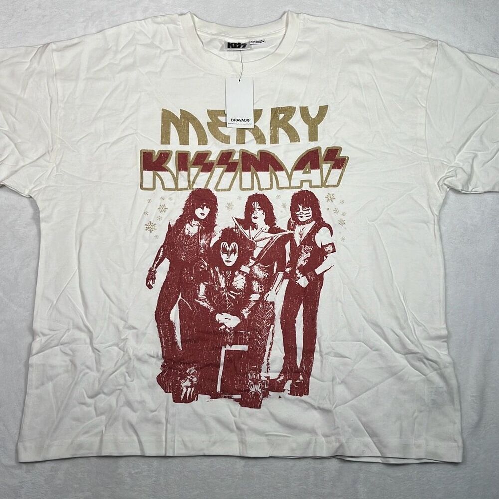 Kiss oversized band merch‎ t-shirt-NWT-L/XL